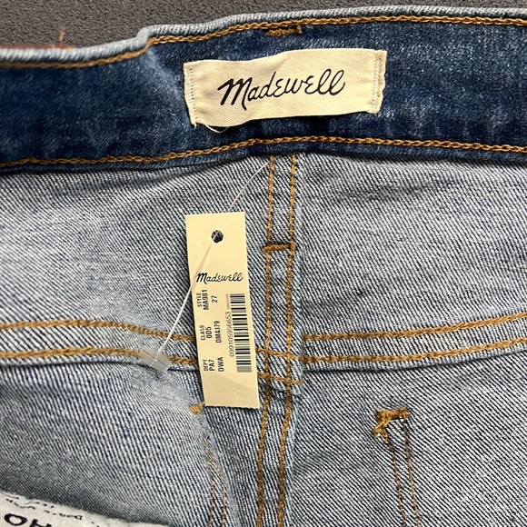NWT Madewell 10 inch Button Front High Rise Skinny size 27 - Picture 4 of 10